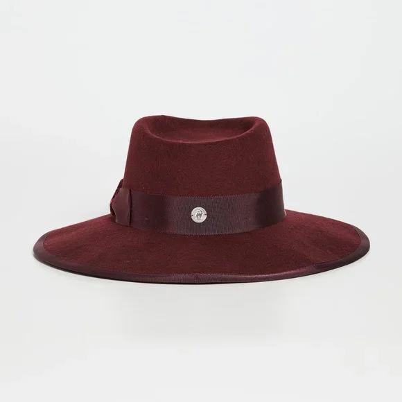 Freya x Veronica Beard Haven Wool Felt Hat S/M NWOT Geranium Hat | Veronica Beard main image 3